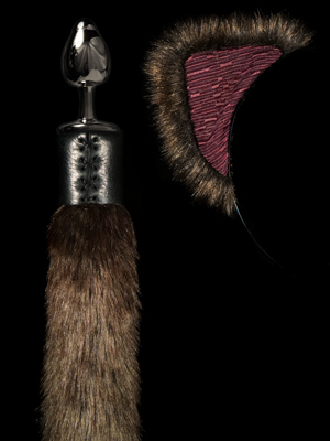 Butt Plug Tail and Ears Purple