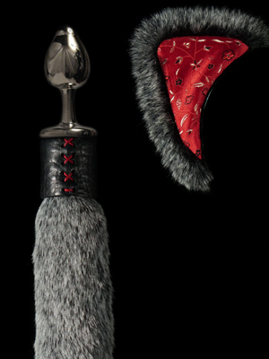 Butt Plug Tail and Ears Black