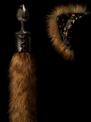 Butt Plug Tail and Ears Rust