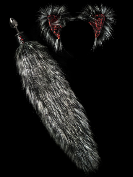 Wolf Fox Buttt Plug tail siberian